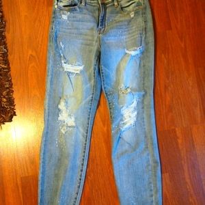Judy Blue bleach splatter boyfriend jeans size 9